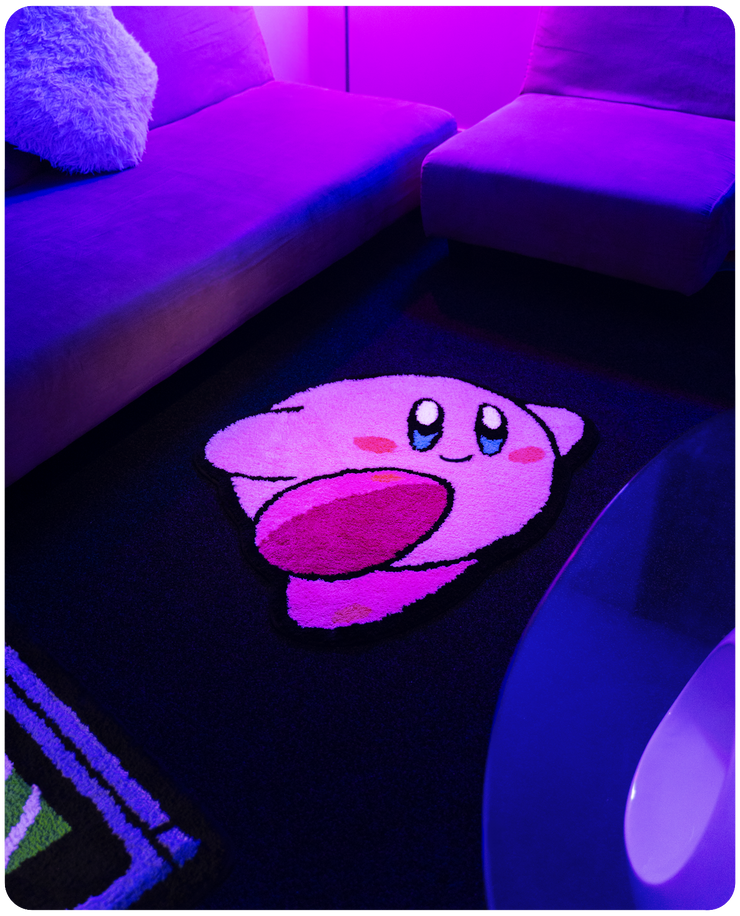 Pink Puffball Rug