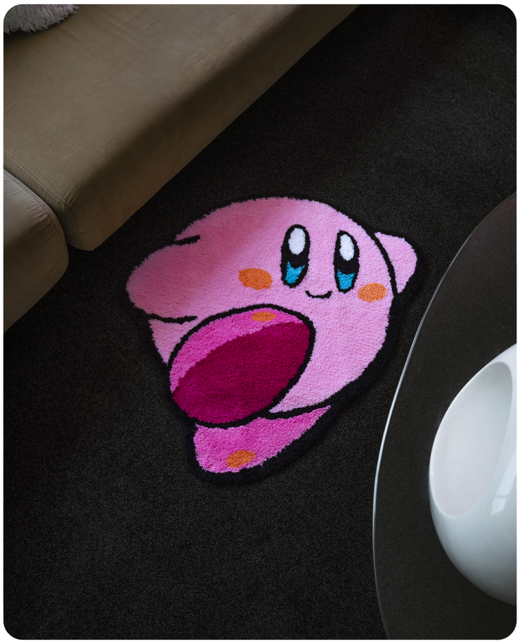 Pink Puffball Rug